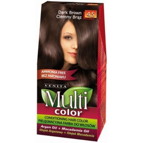 Venita Multi Color Βαφή Μαλλιών - 4.5 Καστανό Σκούρο