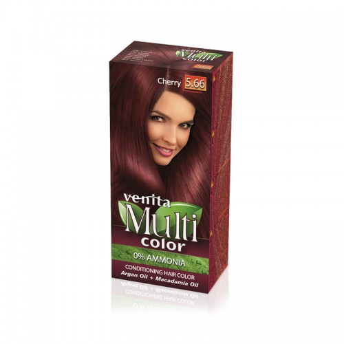 Venita Multi Color Βαφή Μαλλιών - 5.66 Κερασί