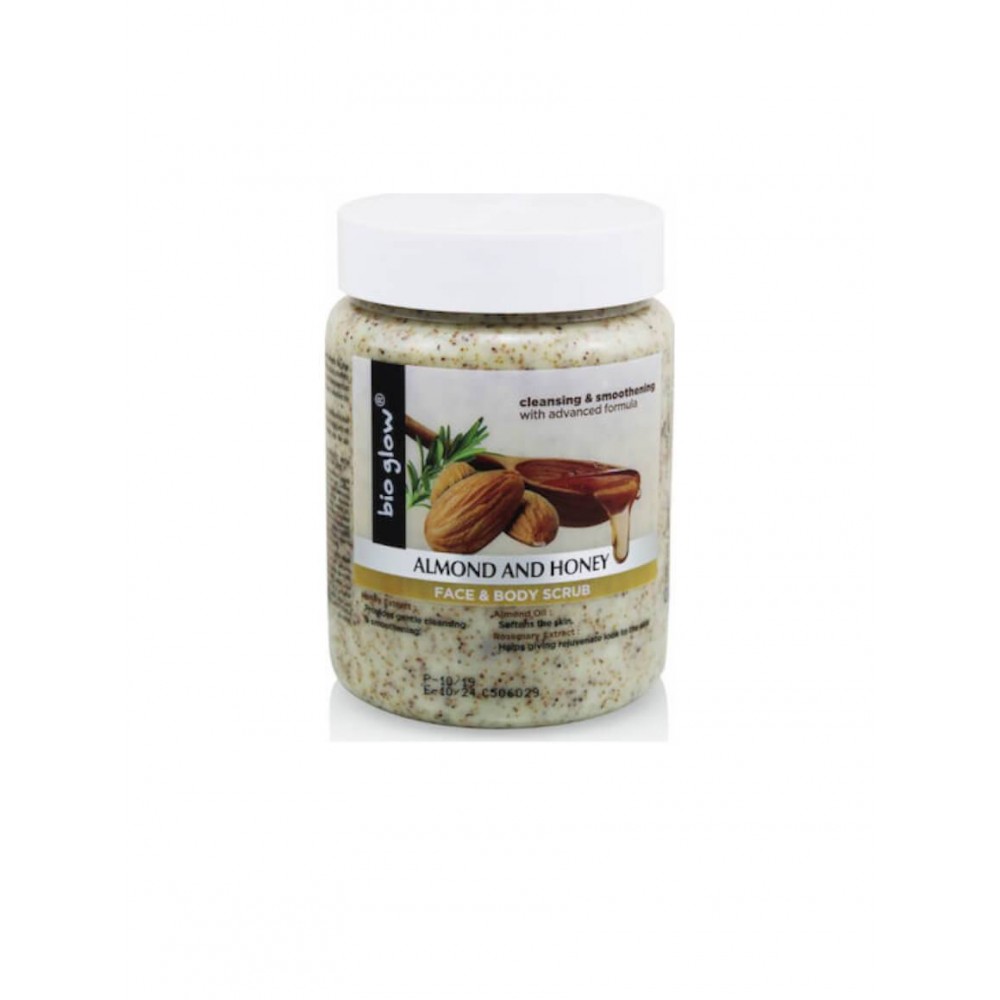 Bio Glow Bioglow Almond and Honey Face and Body Scrub 500ml
